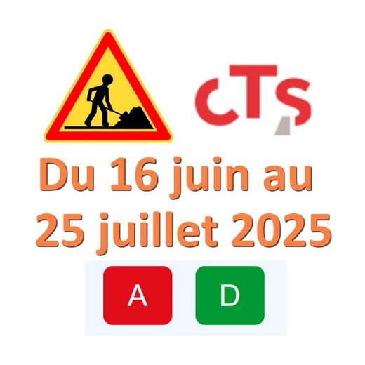 Attention ! Travaux TRAM