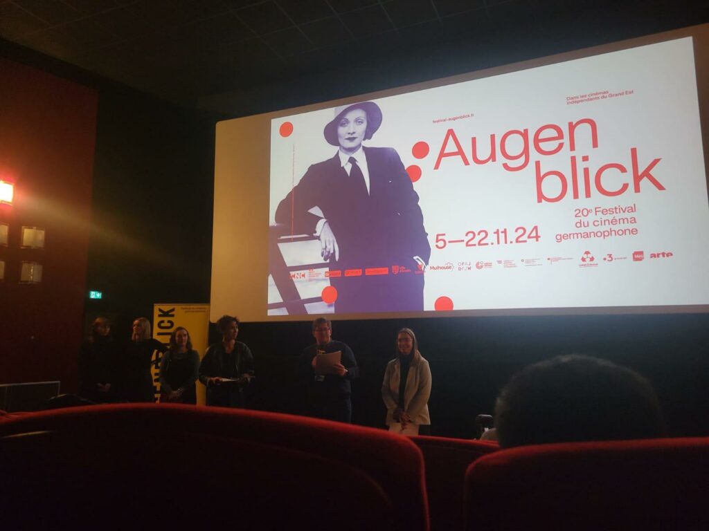 Loénie et Aurore, membres du Jury lycéen européen du Festival Augenblick 2024