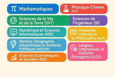 Spécialités en enseignement général au lycée Rudloff