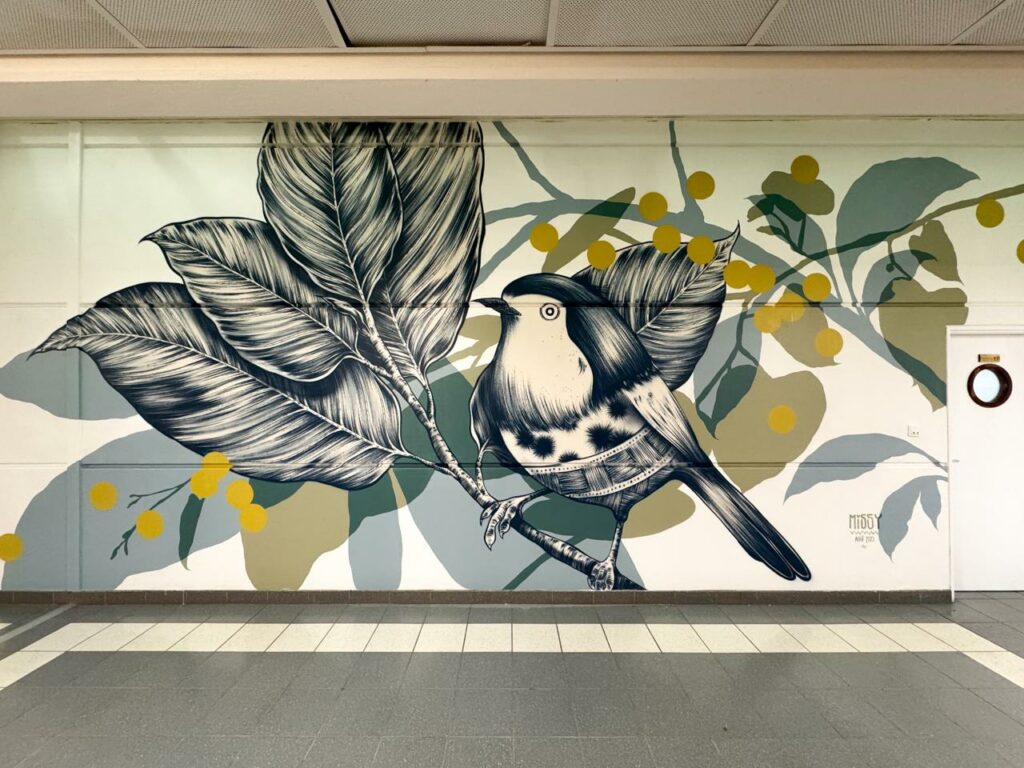 Une nouvelle fresque au lycée