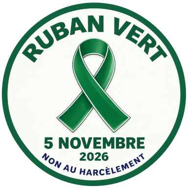 2026-11-05 Badge circulaire du ruban vert