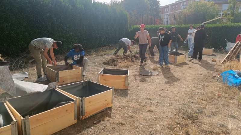 Le potager du lycée fait peau neuve !